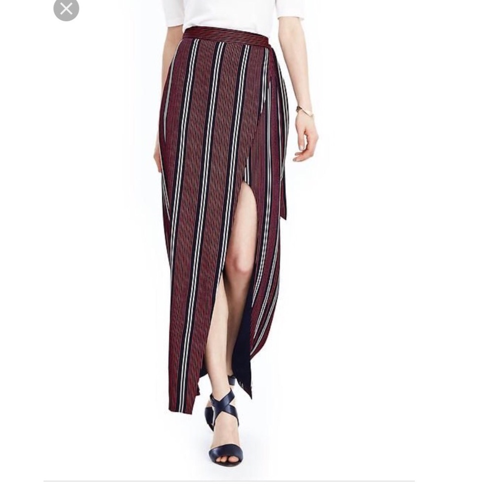 Wrap maxi skirt